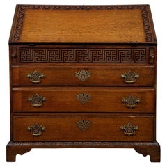 Fine 18th Century Antique English Golden Oak Bureau