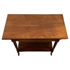 Fine Early 20th Century Antique English Walnut Side Table