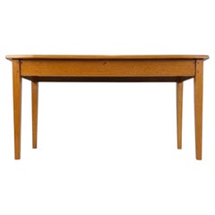 Vintage 20th Century English Golden Oak Coffee Table