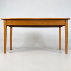 Vintage 20th Century English Golden Oak Coffee Table