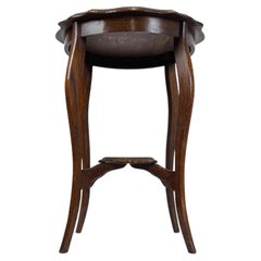 Fine Early 20th Century Antique English Oak Side Table