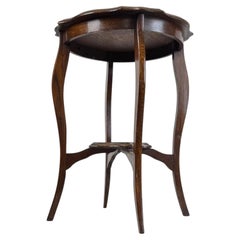 Fine Early 20th Century Antique English Oak Side Table