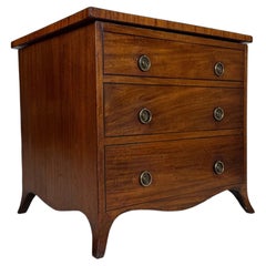 Fine 18th Century English Storage Chest with Trompe-L'oeil Drawers