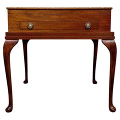 Fine Early 20th Century Antique English Mahogany Box on Stand