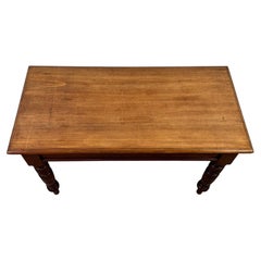 Fine Early 20th Century Antique English Oak Side Table