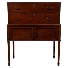 Fine Early 20th Century Antique English Mahogany Cabinet
