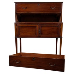 Fine Early 20th Century Antique English Mahogany Cabinet