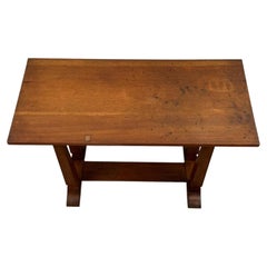 Fine Early 20th Century Antique English Small Oak Side Table