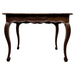 Magnifique bureau ancien en chêne français du début du XXe siècle