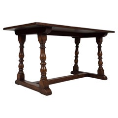 Fine Early 20th Century Antique English Oak Coffee Table
