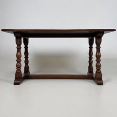 Fine Early 20th Century Antique English Oak Coffee Table