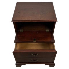 Fine 18th Century Antique English Mahogany Cabinet with Concealed Compartments
