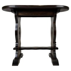 Fine Early 20th Century Antique English Small Oak Side Table