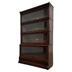 Fine Early 20th Century Antique English Globe-Wernicke Oak Stacking Bookcase