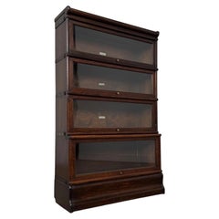 Fine Early 20th Century Antique English Globe-Wernicke Oak Stacking Bookcase