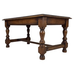 Fine Early 20th Century Antique English Oak Coffee Table