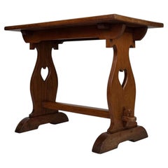 Fine Early 20th Century Antique English Arts & Crafts Golden Oak Coffee Table