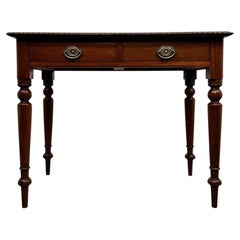 Fine Early 20th Century Antique English Mahogany Writing Table