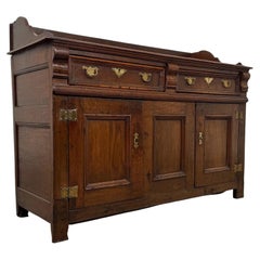 Fine 18th Century Antique English Georgian Oak Sideboard