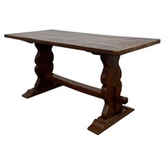 Fine 18th Century Antique English Georgian Oak Refectory-Style Dining Table