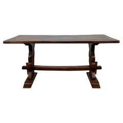 Fine 18th Century Antique English Georgian Oak Refectory-Style Dining Table