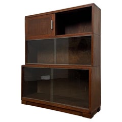 Fine Early 20th Century Antique English Minty Ltd Glazed Oak Display Cabinet