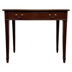 Fine 19th Century Antique English Georgian-Style Mahogany Writing Table
