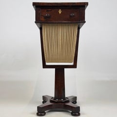 Fine Early 19th Century Antique English William IV Rosewood Work Table