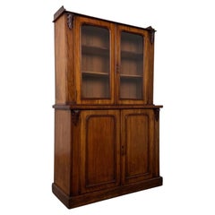 Fine Antique Victorian Mahogany Bookcase, circa 1880