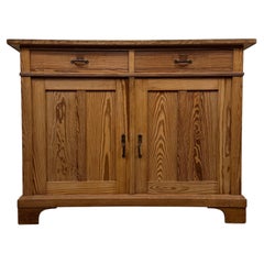 Fine Antique Edwardian Pitch Pine Cupboard, circa 1910