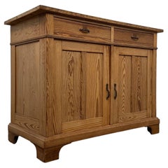 Fine Antique Edwardian Pitch Pine Cupboard, circa 1910