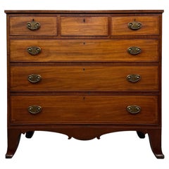 Fine Antique Late Georgian Mahogany Chest of Drawers, circa 1790