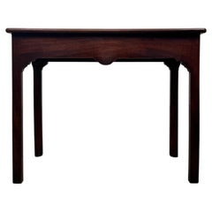 Fine Antique English Mahogany Side Table, circa 1780