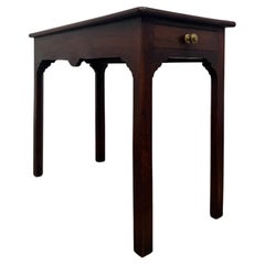 Fine Antique English Mahogany Side Table, circa 1780