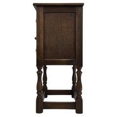 Fine Antique Early 20th Century Small English Oak Cupboard