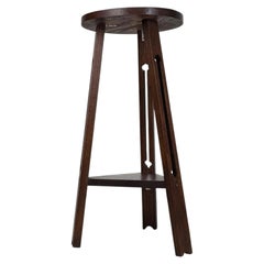 Fine Antique Early 20th Century English Arts and Crafts Oak Side Table