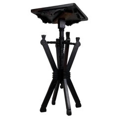 Fine Antique English Ebonised Side Table, circa 1920