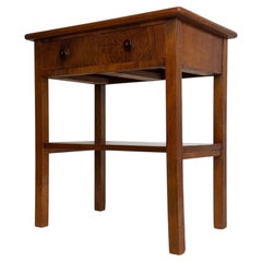 Fine Antique Early 20th Century English Edwardian Teak Side Table