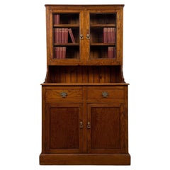 Fine Antique 19th Century English Victorian Pitch Pine Dresser