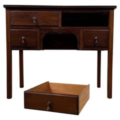 Fine Antique Early 20th Century English Edwardian Mahogany Writing Table