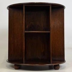Fine Antique Early 20th Century English Oak Round Side Table