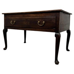 Fine Antique 18th Century English Georgian Oak Low Side Table