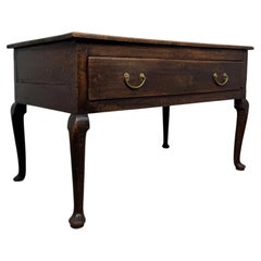 Fine Antique 18th Century English Georgian Oak Low Side Table