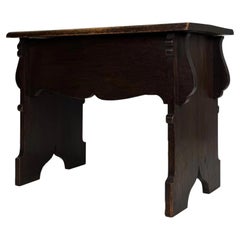 Bellissimo cofanetto antico in rovere inglese dei primi del XX secolo