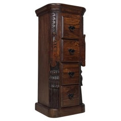Fine Antique Early 20th Century Indian Carved Rosewood Chest of Drawers