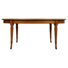 Fine Antique English Painted Satinwood Coffee Table, Early 20th Century
