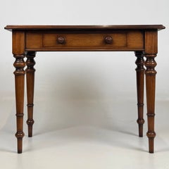 Fine Antique 19th Century English Victorian Mahogany Side Table