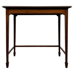 Fine Early 20th Century English Edwardian Inlaid Mahogany Writing Table
