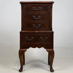 Magnifique commode anglaise antique de style édouardien en acajou, datant du début du XXe siècle