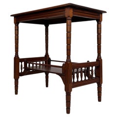 Fine Antique Early 20th Century English Edwardian Mahogany Side Table